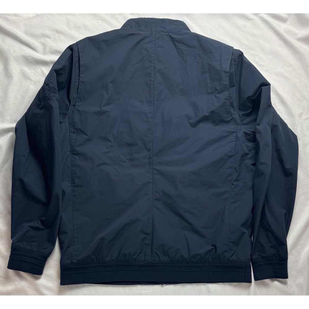 Nike Golf Mens Navy Blue Full Zip Golf Jacket Quail Run Logo Large - Picture 14 of 14